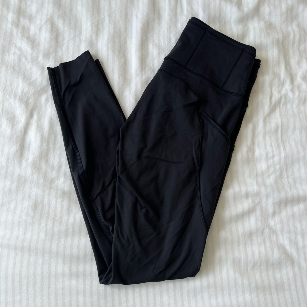 Lululemon Fast and Free High-Rise Tight 28” Non-Reflective Suede